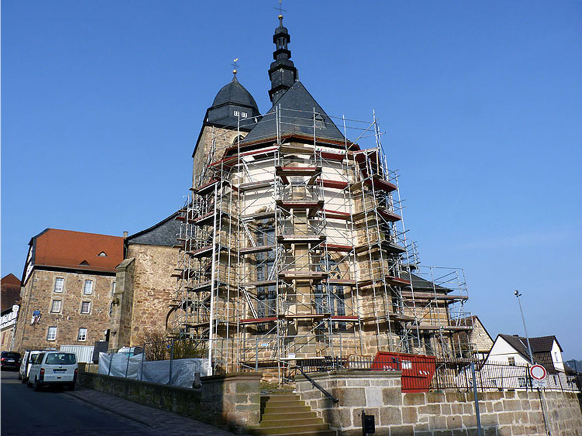 Kirchenrenovierung 2010 / 2011 (Foto: Karl-Franz Thiede)